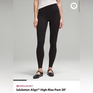 Lululemon Align HR Pant 28”